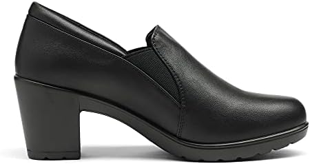 DREAM PAIRS Damen-Kleidschuhe Pumps mit niedrigem Blockabsatz Komfort-Oxfords - Image 2