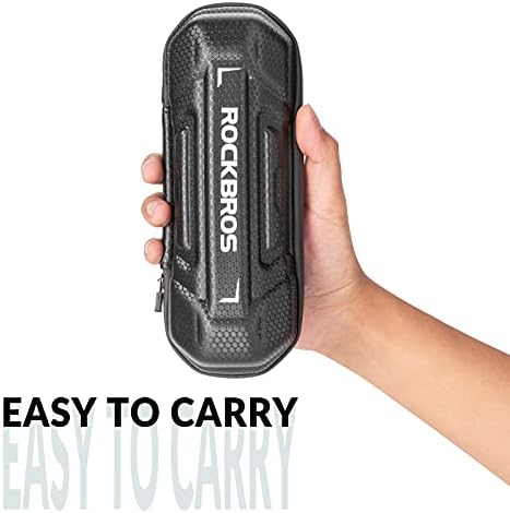 ROCKBROS Fahrrad Zubehör Organizer Tasche Reise Tragbare Fahrradtasche Multifunktional Tasche für Reparaturwerkzeuge, Minipumpe Schwarz - Image 4