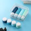 Gemice Silikon Reiseflaschen 8 Pack, Tsa genehmigt Reise Größe Toilettenartikel 3 oz, Reise-Behälter für Toilettenartikel, mit Clear Bag, Leak Proof Silikon Squeezable Travel Essentials Cremes Jars - Image 5