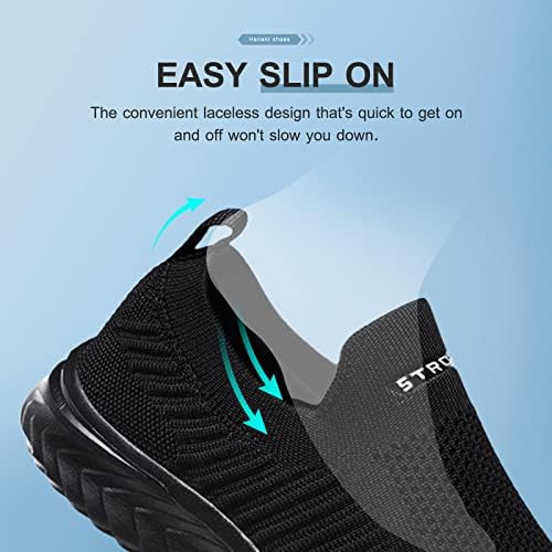 Slip On Sneakers Herren Damen Nurse Schuhe Walkingschuhe Outdoor Turnschuhe Sportschuhe Gym Bequem Leichte Schuhe Atmungsaktiv Freizeitschuhe Memory Foam Fitness Sporthalle - Image 2