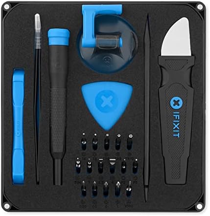 iFixit Essential Electronics Toolkit, Starter-Set mit 16 Präzisions-Bits (4 mm), Schraubendreher & Öffnungswerkzeugen zum Reparieren von Elektronik