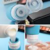 Gemice Silikon Reiseflaschen 8 Pack, Tsa genehmigt Reise Größe Toilettenartikel 3 oz, Reise-Behälter für Toilettenartikel, mit Clear Bag, Leak Proof Silikon Squeezable Travel Essentials Cremes Jars - Image 2