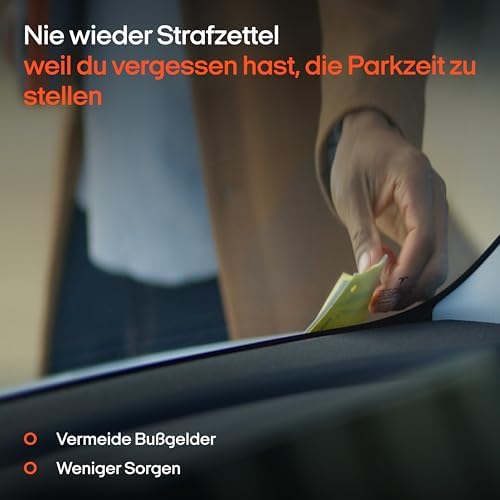 OOONO P-DISC NO1 - Elektronische Parkscheibe mit Zulassung fürs Auto - Automatische Digitale Parkscheibe Elektrisch mit Zulassung vom KBA nach StVO - Elektrische Parkuhr Auto zugelassen - Image 3