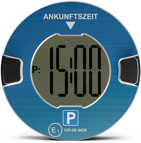 OOONO P-DISC NO1 - Elektronische Parkscheibe mit Zulassung fürs Auto - Automatische Digitale Parkscheibe Elektrisch mit Zulassung vom KBA nach StVO - Elektrische Parkuhr Auto zugelassen