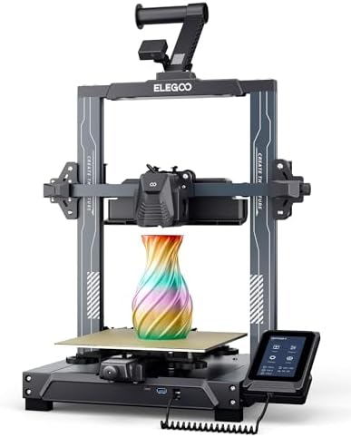 ELEGOO Neptune 4 FDM 3D Drucker, Bis zu 500mm/s Hochgeschwindigkeit, 121-Punkt-Automatische Bettnivellierung, 300℃ Zweigang-Direktextruder, Druckgröße von 225x225x265mm³/8.85x8.85x10.43 Zoll