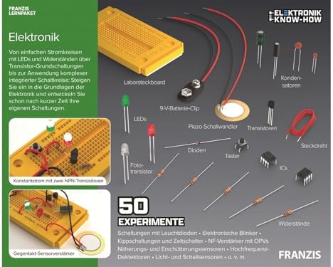 FRANZIS 65272 - Lernpaket Elektronik - Der Schnellstart in die Elektronik - 50 spannende Experimente - empfohlen ab 14 Jahren - Image 7