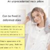 Hxcxrst Reisekissen - Memory Foam Nackenkissen Stützkissen für Nacken-, Kinn-, Taillen- und Beinstütze - geeignet für Heimreisen, Flugzeug, Bus, Bahn, verstellbar. - Image 5