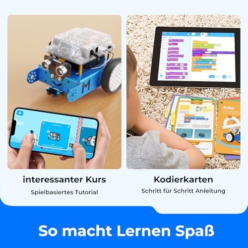 Makeblock mBot Programmierbar Roboter für Kinder, Roboter Bausatz mit App-Fernbedienung, STEM Robotik Auto Spielzeug Programmieren Lernen mit Scratch/Arduino, Roboter Kinder Geschenke ab 6 Jahre - Image 6