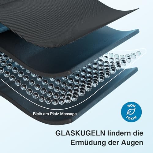 Umisleep 2024 Gewichtet Schlafmaske für Herren & Frauen, 3D Augenmaske Schlafmaske für Druckentlastung, 100% Lichtblockierende Schlafbrille mit verstellbarem Gurt für Reisen, Yoga, 120 g, Rosa - Image 6