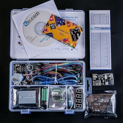 ELEGOO UNO R3 Starter Kit kompatibel mit Arduino IDE Projekt Einsteigerset mit Tutorial auf Deutsch, Mikrocontroller, 5V-Relais, Stromversorgungsmodul, Servomotor, Erweiterungsplatine usw. - Image 6