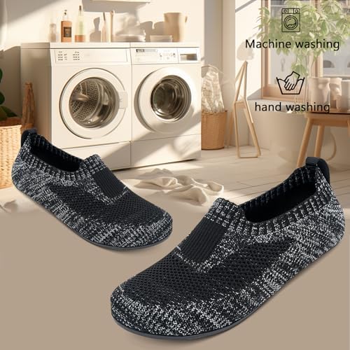 KOWAYI Hausschuhe Herren Damen Rutschfeste Slipper Atmungsaktive Leichte Hüttenschuhe Barfußschuhe Unisex Flache Pantoffeln - Image 5