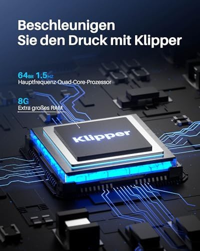 ELEGOO Neptune 4 FDM 3D Drucker, Bis zu 500mm/s Hochgeschwindigkeit, 121-Punkt-Automatische Bettnivellierung, 300℃ Zweigang-Direktextruder, Druckgröße von 225x225x265mm³/8.85x8.85x10.43 Zoll - Image 3