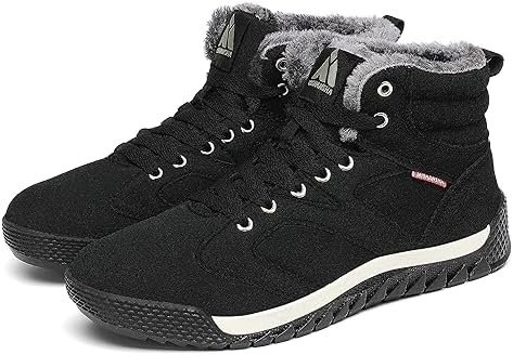 Mishansha Herren Winterschuhe Warm Gefüttert Schneestiefel Winter Outdoor Boots Winterstiefel, Gr 38-48 EU - Image 8