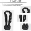 JEWEDECO Gepäckband travel Accessories reiseaccessoires gepäckgurt Kofferraum zubehör Luggage Strap Kofferbefestigung Reisezubehör Gepäckgürtel gepäck Paket Gurt Reisegepäck Seil Black - Image 4
