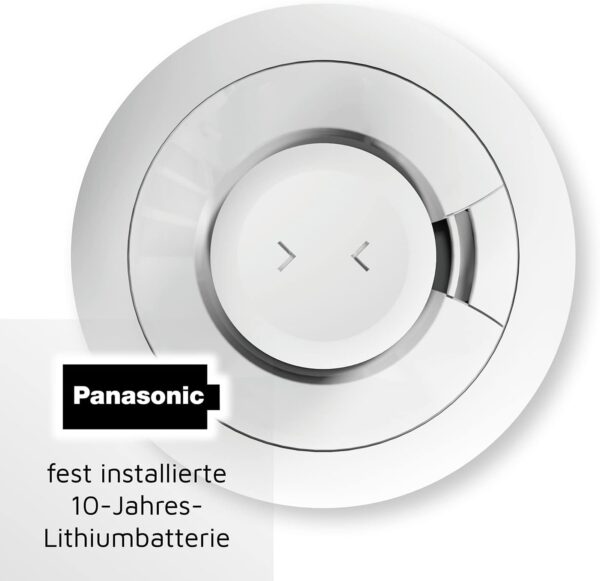 Ei Electronics Ei630W Hitzewarnmelder, Wärmewarnmelder mit Temperatursensor (58 °C) für Küche und Bad, optional funkvernetzbar, weiß - Image 2