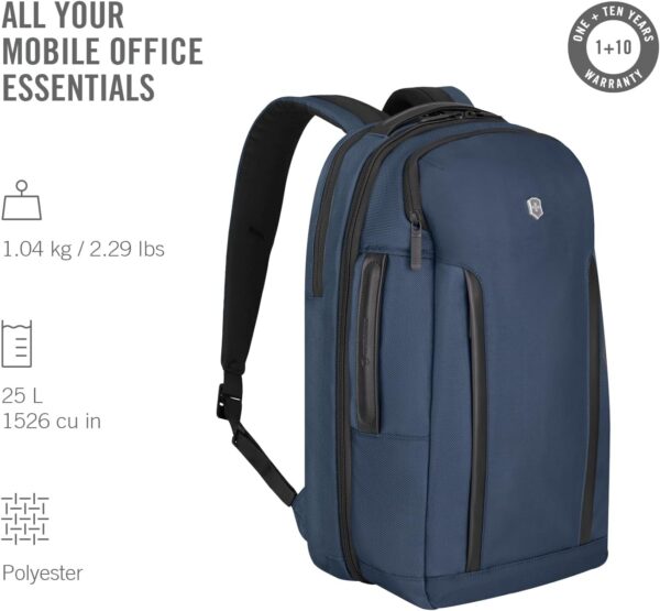 Victorinox Altmont Professional Deluxe Travel Laptop-Rucksack, Backpack mit Laptopfach, Damen/Herren, 26 x 30 x 46 cm, 25 l, Abschließbar - Image 3