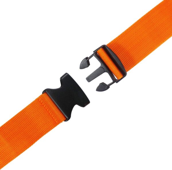 Gepäckgurt Einstellbare 2 Stück Koffergurt Kreuz Set Kofferband Travel Accessories Gepäckband Stabil Gepäckgurte zum Reisen und Kennzeichnen von Gepäck Orange - Image 4