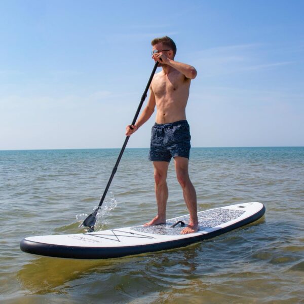 FEATH-R-LITE Inflatable 10'×30'×6' Ultra-Light (16.7lbs) SUP for All Skill Levels Everything Included with Stand Up Paddle Board, ADJ Paddle, Pump, ISUP Travel Backpack, Leash, Waterproof Bag - Image 8