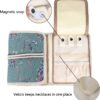 Teamoy Schmuckrollen, Schmucktasche für Ringe Ohrringe Halskette,schmuck, ketten, armreifen, halsketten und mehr schmuck und viele verschiedene Abteilung - Image 2