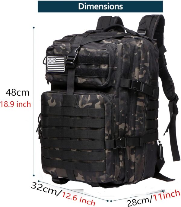 GUJOIN 50L Strapazierfähiger Nylon Wasserdichter Angeln Jagdrucksack Outdoor Militär Rucksäcke Taktische Sport Camping Wandertaschen - Image 9