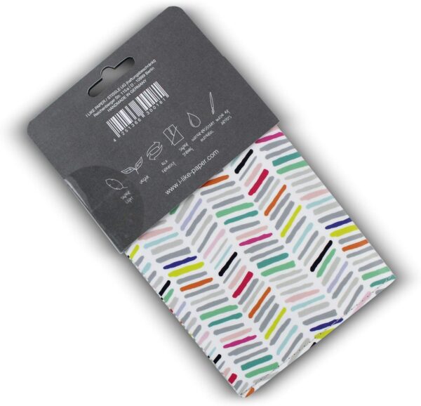 I Like Paper Passport Holder ILP27920 Zig Zag Lines Gray Pink Pastels White Tyvek Passport Cover Travel Pocket Travelers Essentials Passport Protection Travel Accessories Travel Gift Frequent Traveler - Image 8