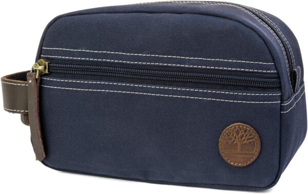 Timberland Herren Toiletry Bag Canvas Travel Kit Organizer Packwürfel, Marineblau, Einheitsgröße