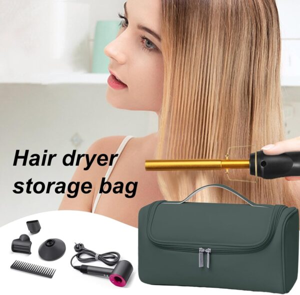 Hair Dryer Bag, Hair Tool Travel Bag, Waterproof Organizer Bag, Dustproof Storage Pouch, Lightweight Travel Organizer, Hair Dryer Storage Bag, Portable Hair Tool Bag, Waterproof Hair Accessories Bag - Image 4