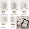 Suweir Koffer Organizer set, 6 Teilige Packing Cubes Travel Accessories Kofferorganizer Set Compression Kleidertaschen Packwürfel Leichte Travel Organizer Packtaschen für Koffer (Schwarz) - Image 3