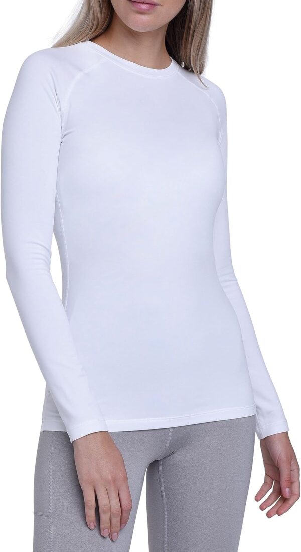 TCA Thermounterwäsche Damen Extra Warm - Thermo Unterwäsche für Sport - Thermoshirt Funktionsshirt Langarm - Kompressions Laufoberteil