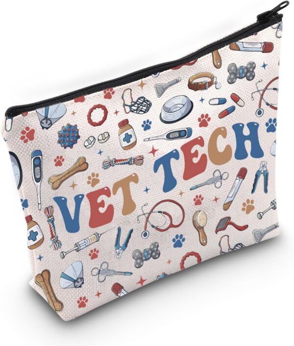 Veterinary Technician Gift Vet Tech Survival Kit Portable Travel Accessories Toiletry Bag Makeup Bag