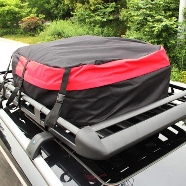 Car Top Carrier, Waterproof Roof Bag, Roof Rack Luggage Box, Travel Accessories Car Topper, Luggage Roof Carrier for Cars, Outdoor Travel Car Topper, Car Roof Luggage Storage, Water-Resistant Car Top - Image 3