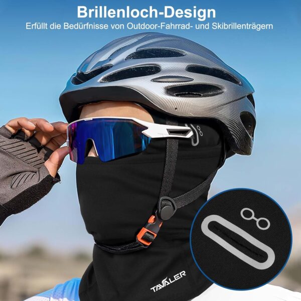 Tavaler Sturmhaube Winter Fahrrad/Motorrad Sturmmaske Herren/Damen/Kinder Balaclava Winddicht Warm Skimaske für Outdoorsports Radfahren, Snowboarden, Skifahren, Motorrad Fahren - Image 4