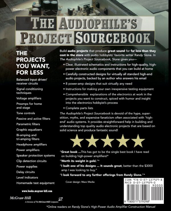 The Audiophile's Project Sourcebook: 80 High-Performance Audio Electronics Projects: 120 High-Performance Audio Electronics Projects (Tab Electronics) - Image 2