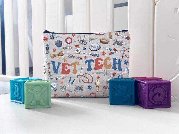 Veterinary Technician Gift Vet Tech Survival Kit Portable Travel Accessories Toiletry Bag Makeup Bag - Image 5