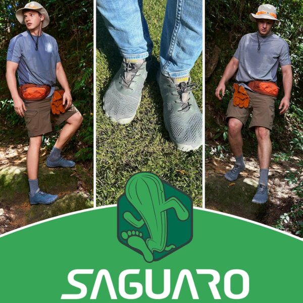 SAGUARO Unisex Minimalistische Barfußschuhe Traillaufschuhe Atmungsaktiv Schnell Trocknend Badeschuhe - Image 3