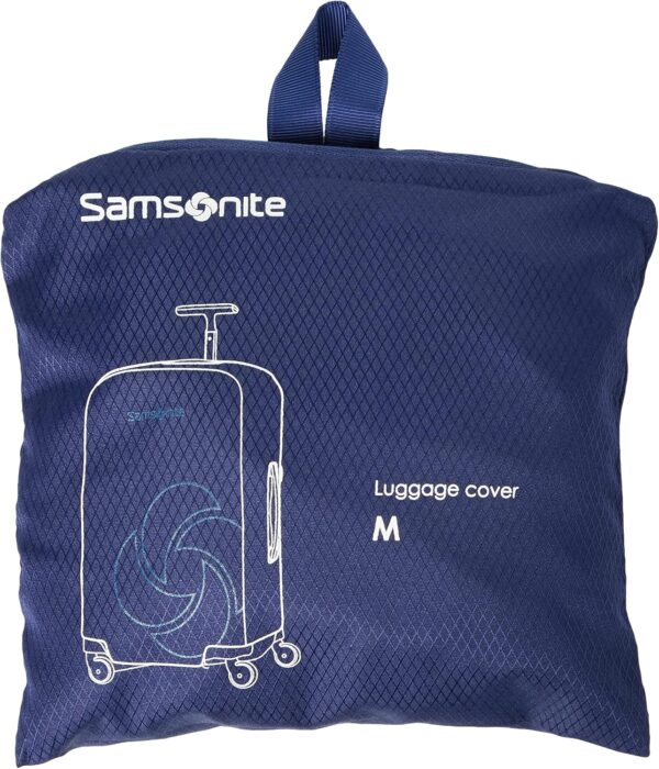 Samsonite Global Travel Accessories Faltbare Kofferhülle, M, blau (midnight blue) - Image 5