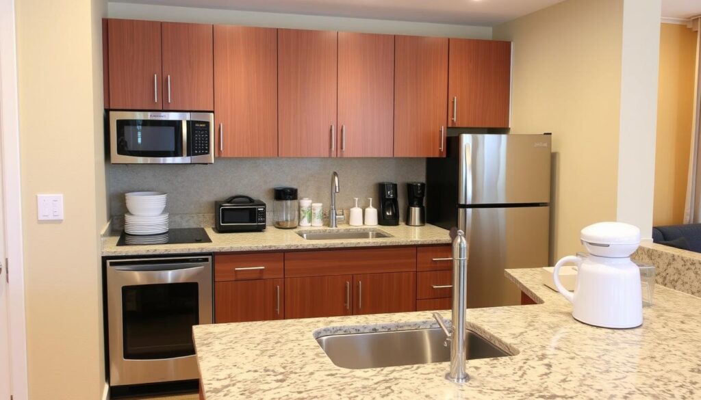 kitchen facilities in hotels